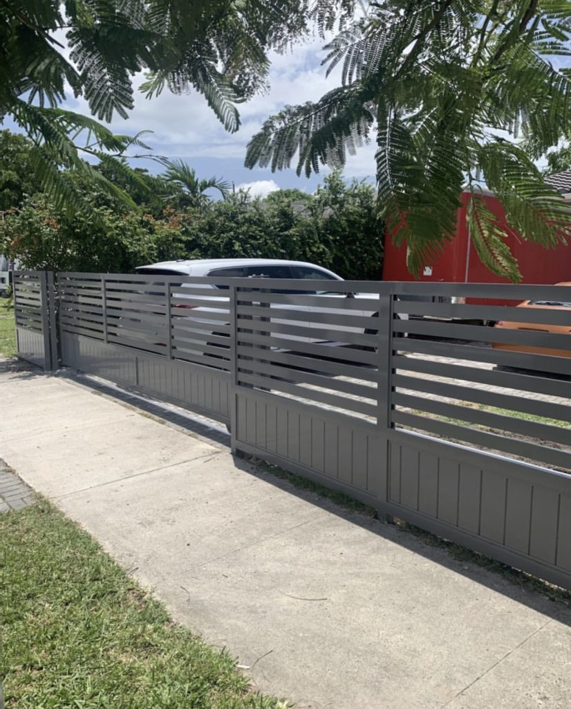 a decorative fence